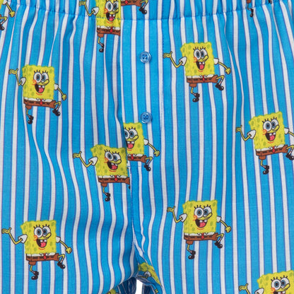 SpongeBob SquarePants PJs Women's Striped Lounge Pajama Shorts