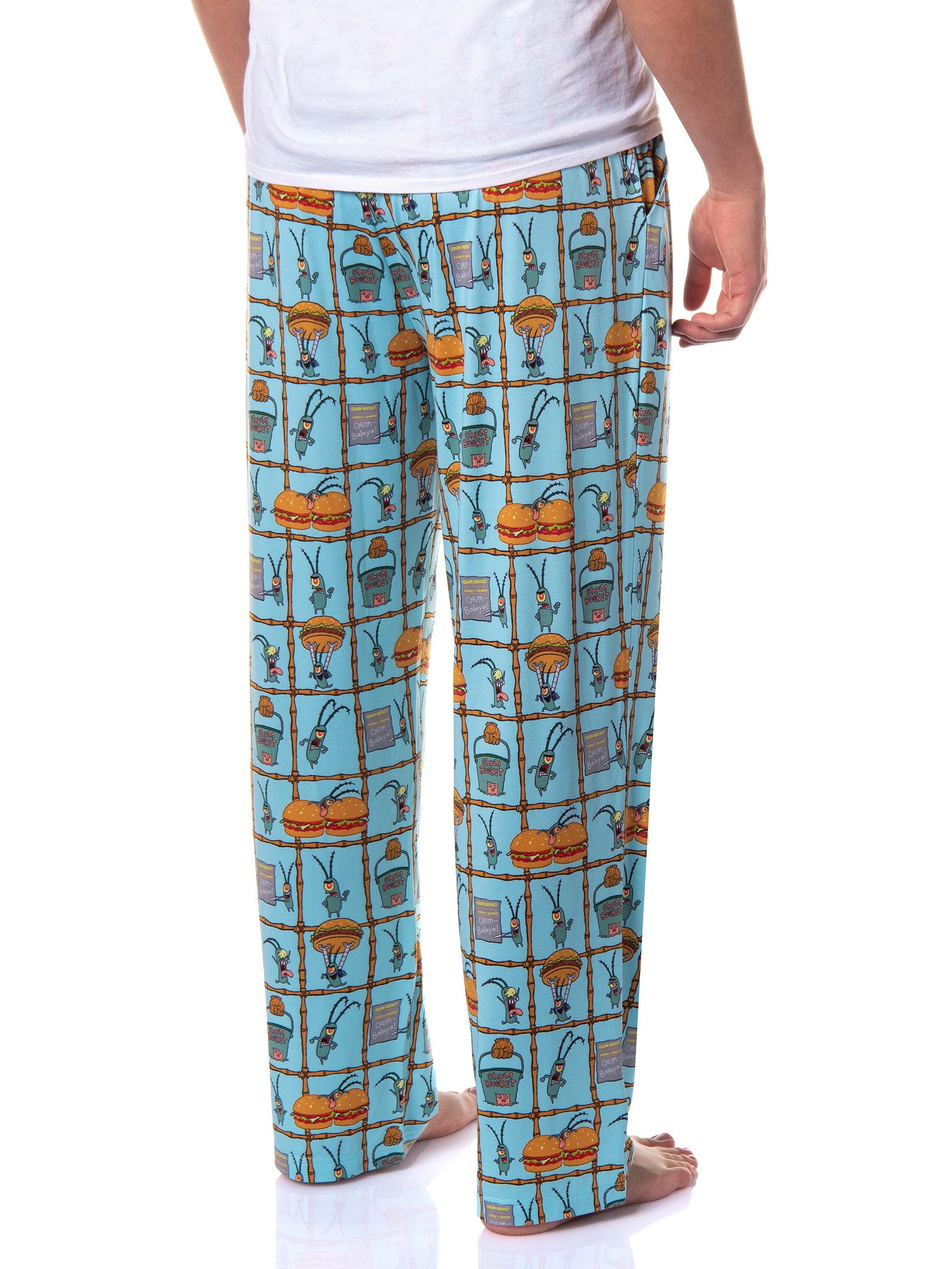 SpongeBob SquarePants Men's Chum Bucket Chum-Balaya Sleep Pajama Pants