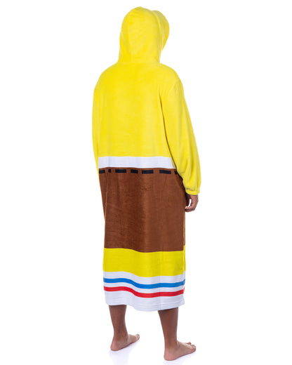 SpongeBob SquarePants Costume Adult Fleece Oversized Blanket Hoodie Pajama