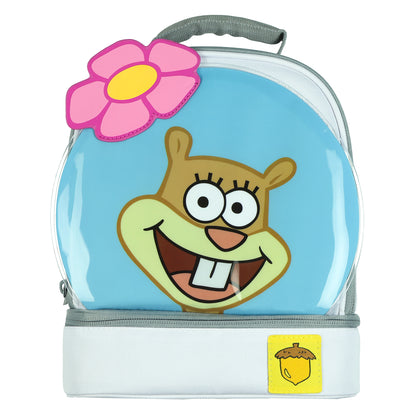 SpongeBob SquarePants Lunch Bag Sandy Cheeks Dual Compartment Tote
