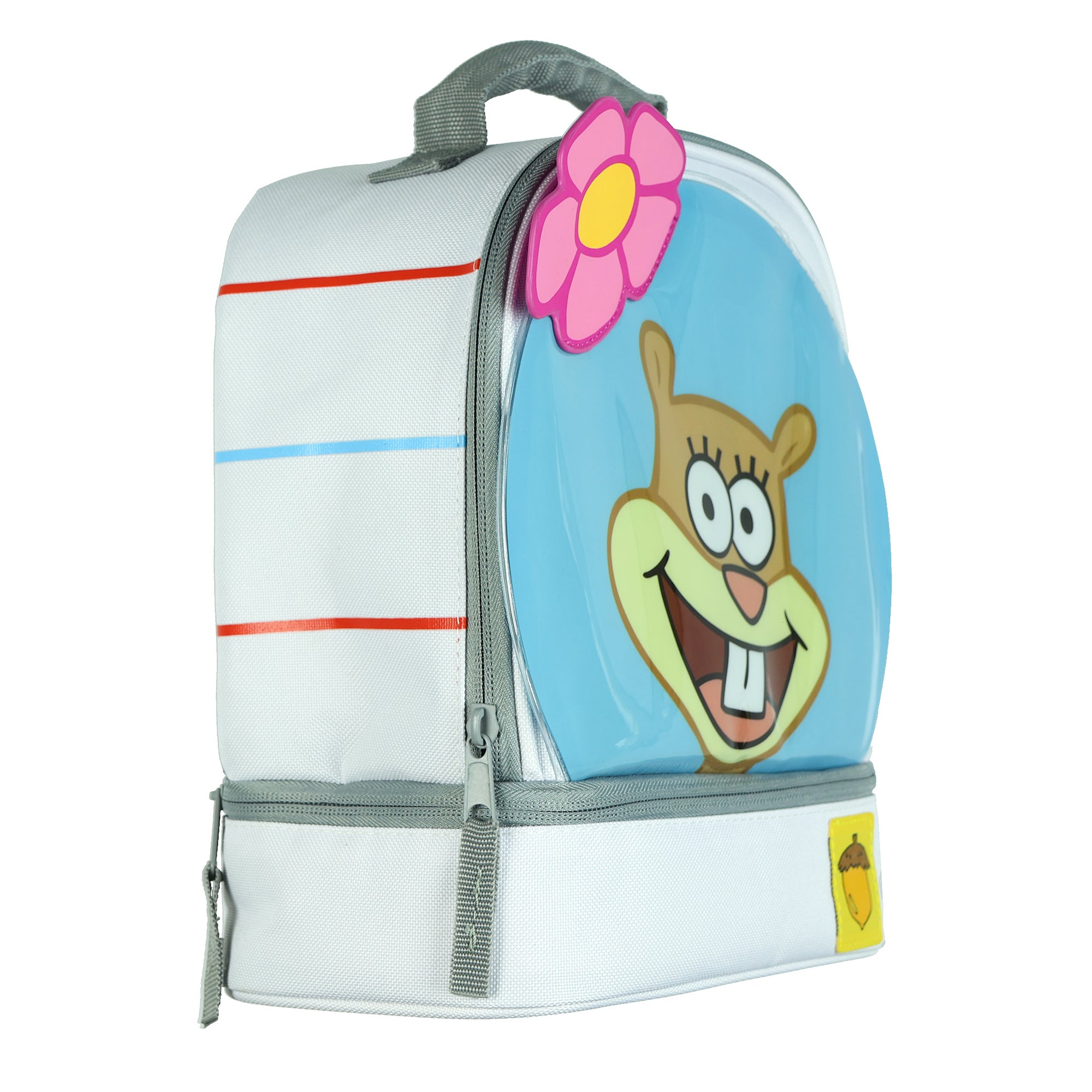 SpongeBob SquarePants Lunch Bag Sandy Cheeks Dual Compartment Tote