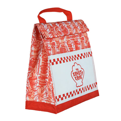 SpongeBob SquarePants The Krusty Krab Lunch Sack Fold Top Insulated Tote Bag