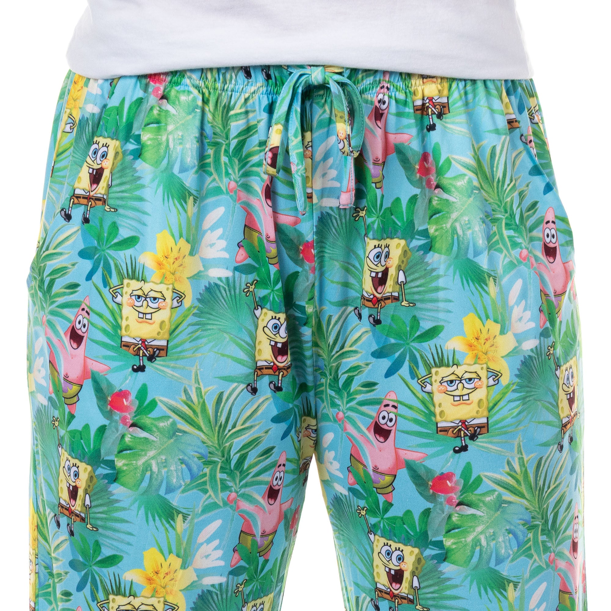 SpongeBob SquarePants Pajamas Women's Tropical Vibe Lounge Sleep Pants