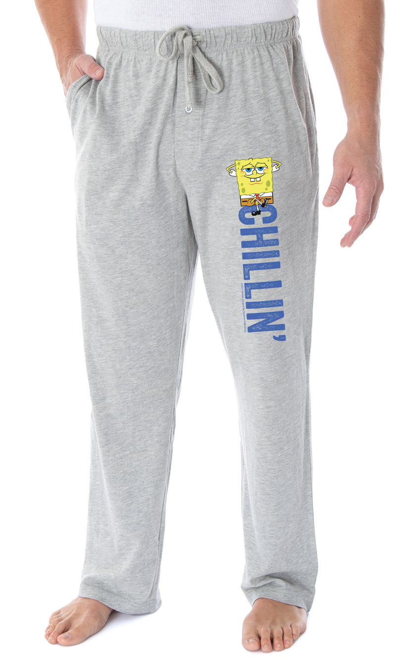 Nickelodeon Men's SpongeBob SquarePants Chillin' Loungewear Sleep Bottoms Pajama Pants (2X-Large)