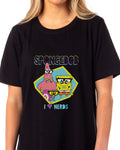 SpongeBob SquarePants Women's I Love Nerds Pajama Dorm Sleep Shirt Nightgown