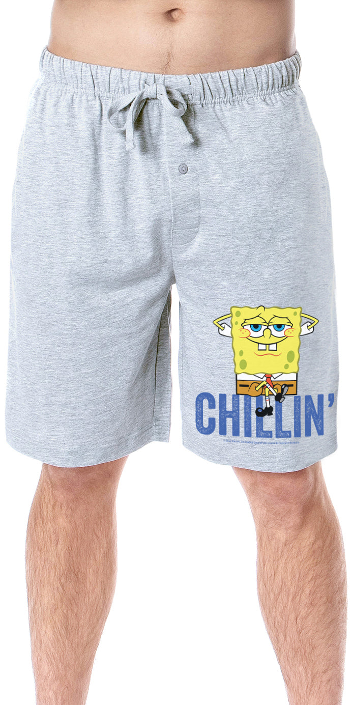 Nickelodeon SpongeBob SquarePants Mens' Chillin' Sleep Pajama Shorts