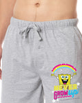 SpongeBob SquarePants Mens' Never Grow Up Sleep Lounge Pajama Shorts