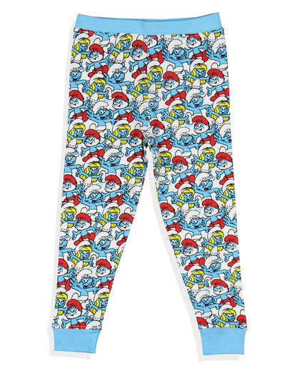 The Smurfs Toddler Kids Smurfette Papa Smurf Brainy Smurf Pajama Set