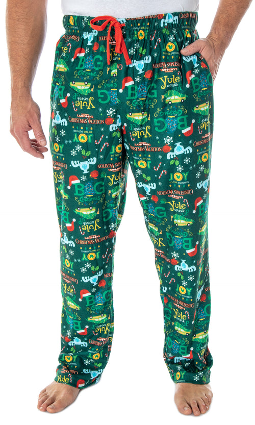 National Lampoon's Christmas Vacation Men's Allover Print Lounge Sleep Pajama Pants