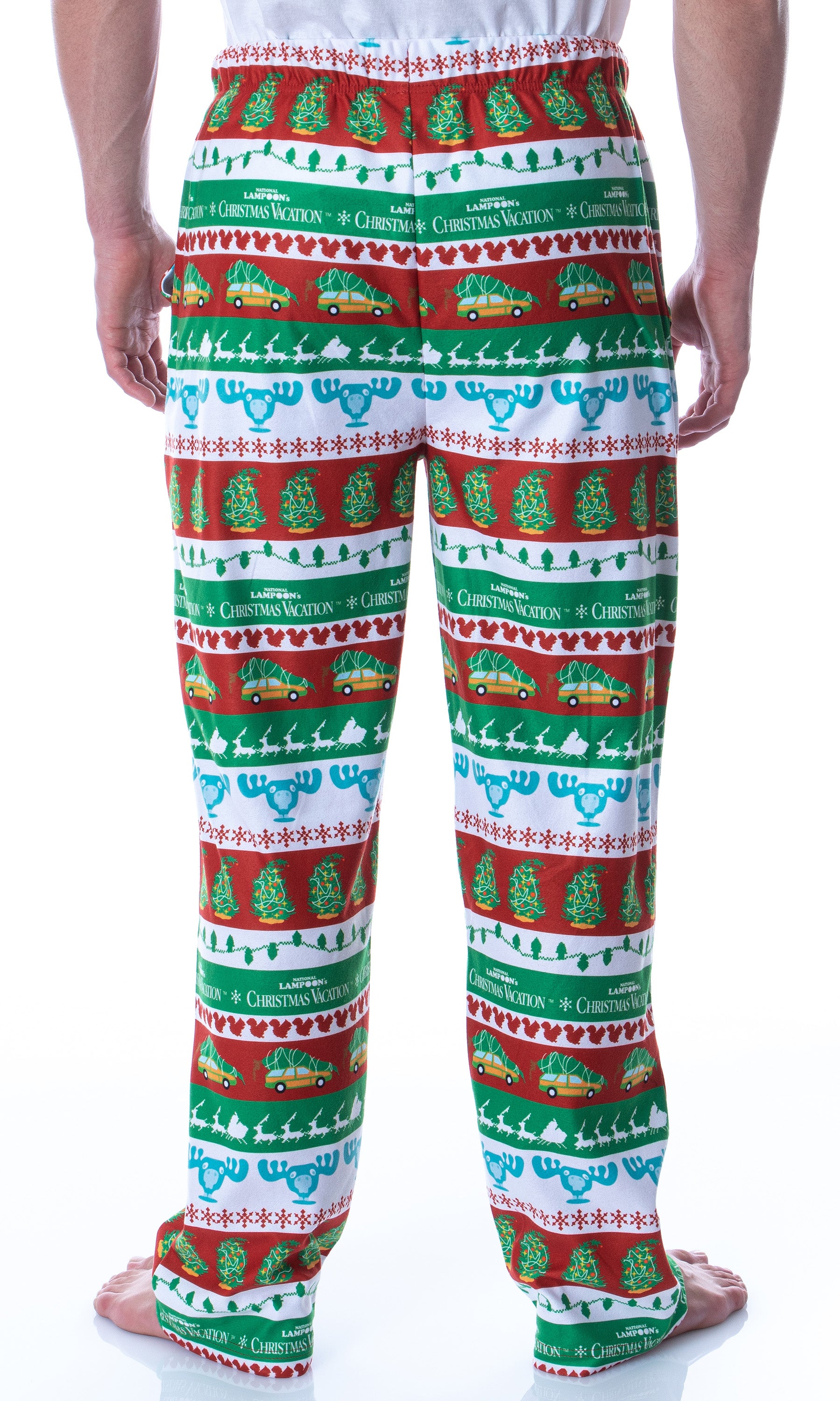 National Lampoon's Christmas Vacation Men's Fair Isle Loungewear Pajama Pants