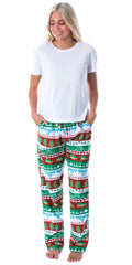 National Lampoon's Christmas Vacation Men's Fair Isle Adult Loungewear Sleep Pajama Pants