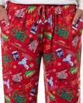 National Lampoon's Christmas Vacation Adult Tossed AOP Print Sleep Pajama Pants For Men Women