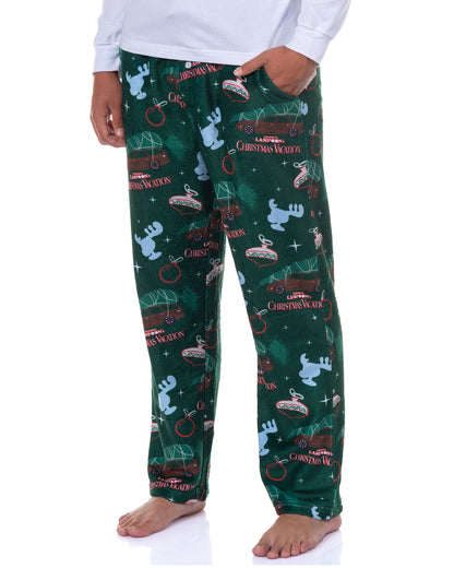 National Lampoon's Christmas Vacation Pajamas Men's Fleece Lounge PJ Pants