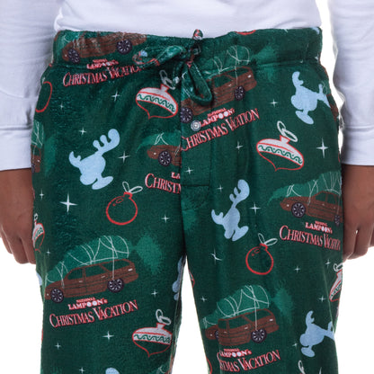 National Lampoon's Christmas Vacation Pajamas Men's Fleece Lounge PJ Pants