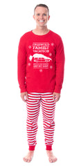 National Lampoon's Christmas Vacation Griswold Sleep Tight Fit Family Pajama Set (Adult, Small)