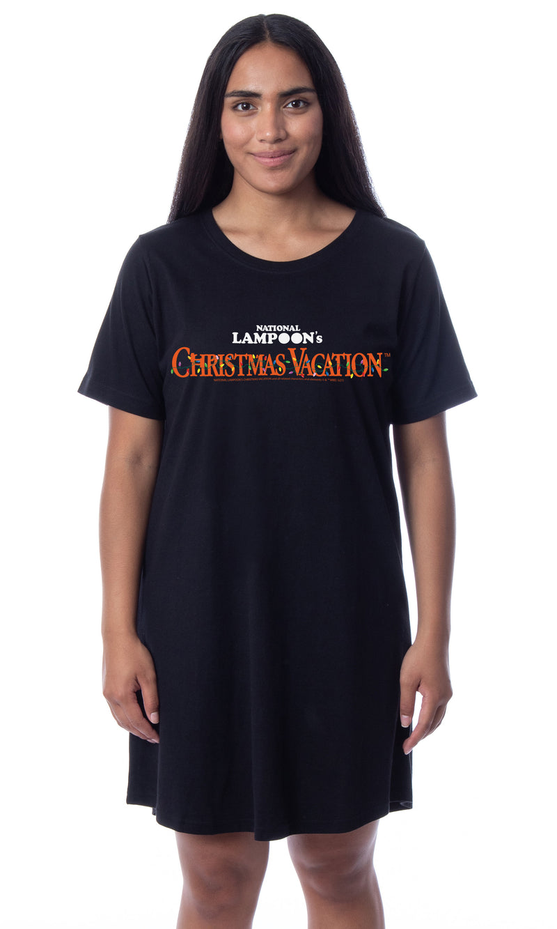 National Lampoon's Christmas Vacation Womens' Nightgown Sleep Pajama Shirt