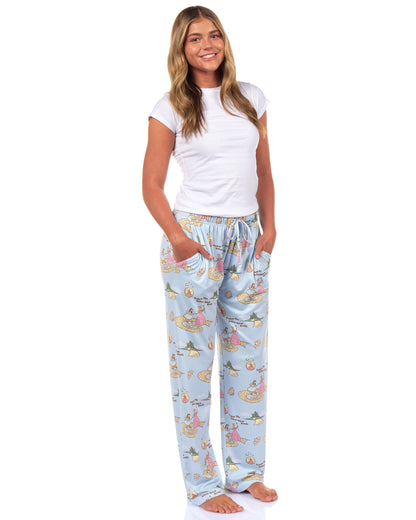 The Wizard of Oz Pajama Pants Women's Follow The Yellow Brick Road Bottoms