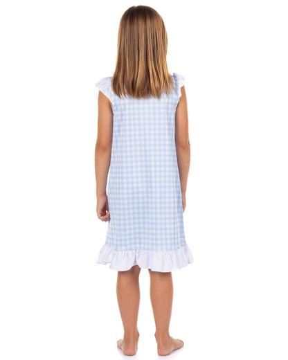 Wizard of Oz Girls Pajamas Dorothy Ruby Slippers Ruffle Nightgown