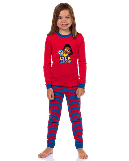 Lyla In The Loop Pajamas Girl's Tight Fit Sleep Set