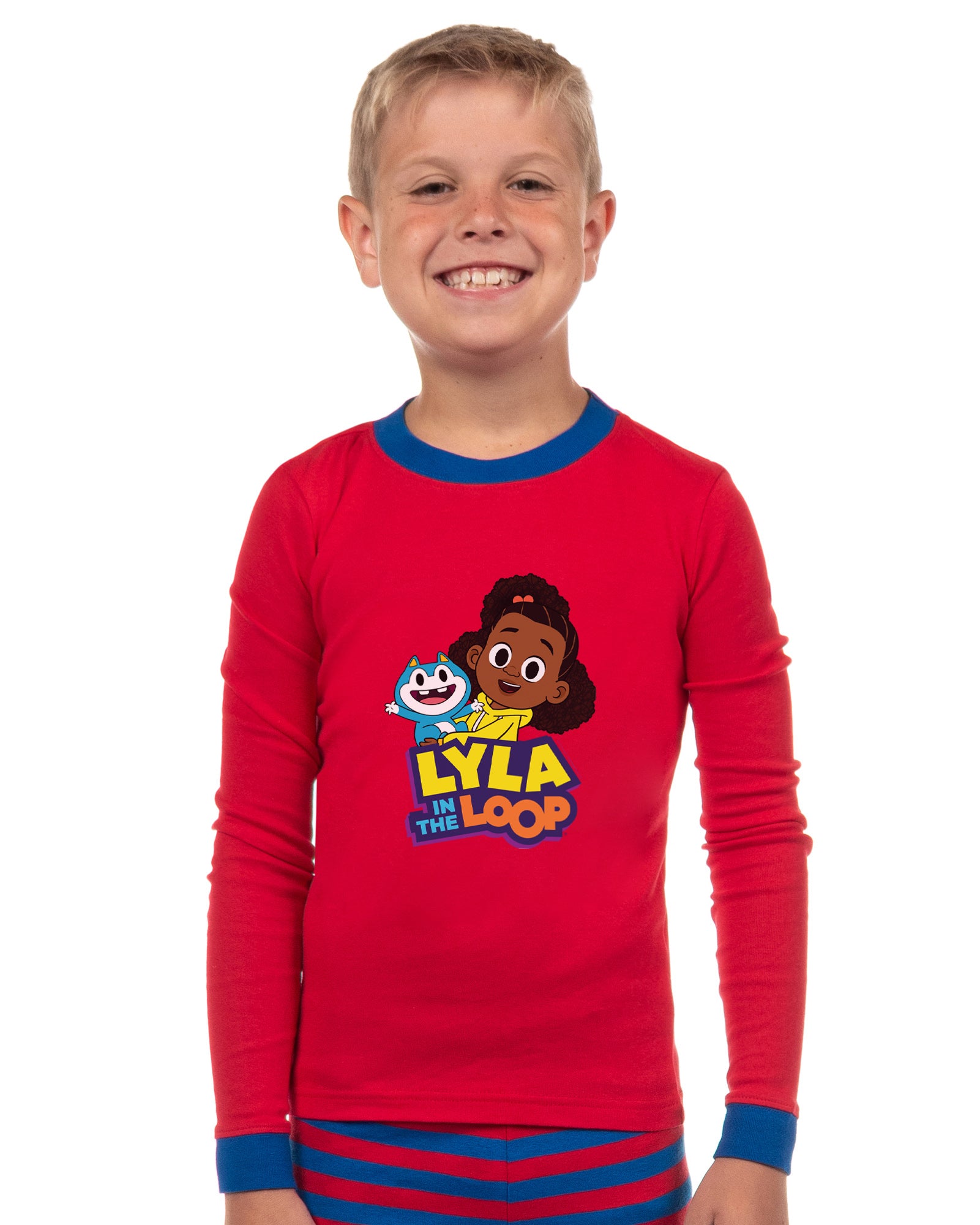 Lyla In The Loop Pajamas Girl's Tight Fit Sleep Set