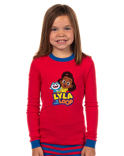 Lyla In The Loop Pajamas Girl's Tight Fit Sleep Set
