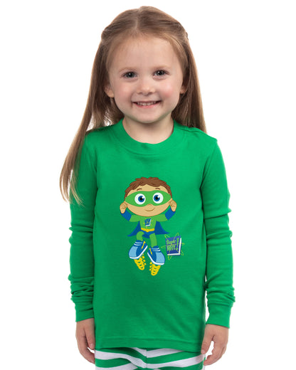 Super Why Pajama's Toddler Boy Tight Fit Sleep Set