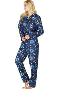 The Polar Express Adult Believe Button-Front Coat Shirt And Pants Pajama Set