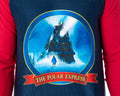 The Polar Express Train Men's Raglan Shirt And Pants 2 Piece Sleep Lounge Pajama Set