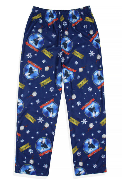 The Polar Express Boys' Christmas Movie Believe Train Pajama Sleep Pants