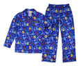 The Polar Express Multiple Sizes Christmas Sleep Collared Button Down Long-Sleeve Pajama Set