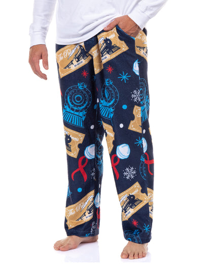 The Polar Express Pajamas Men's Ticket To Ride Lounge Sleep Pants