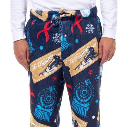 The Polar Express Pajamas Men's Ticket To Ride Lounge Sleep Pants