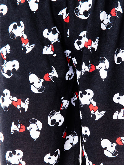 Peanuts Boys' Joe Cool Snoopy Pajamas Shirt And Shorts Sleepwear Set