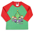 Peanuts Toddler Boys' Christmas Holiday Season Sing Along Sleep Pajama Set