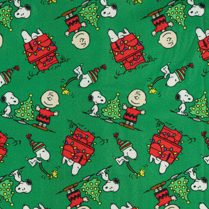 Peanuts Pajamas Toddler Home For The Holidays Coat Front Sleep Set