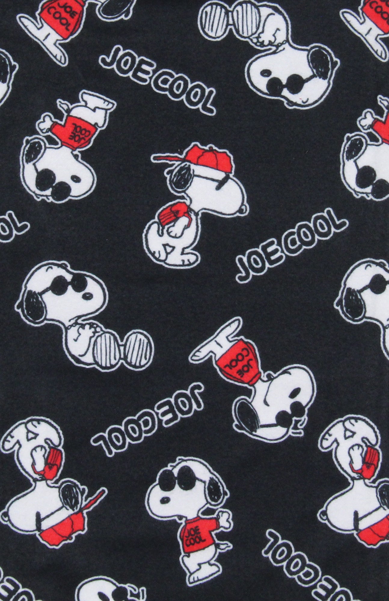 Peanuts Boys' Joe Cool Snoopy Character Tossed Print Sleep Pajama Pants (10/12)