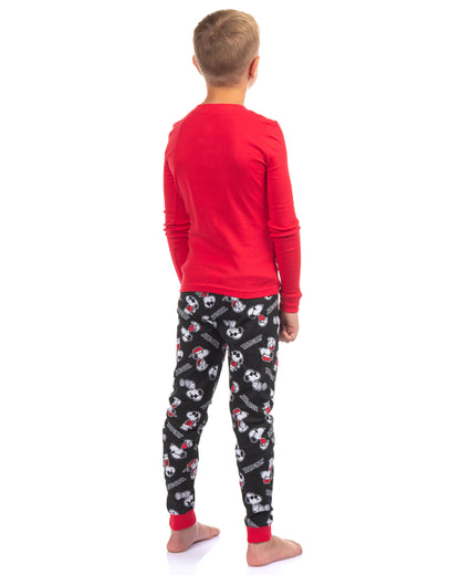 Peanuts Snoopy Boys' Joe Cool 2-Piece Tight Fit Lounge Sleep Set