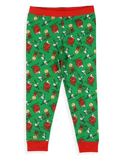 Snoopy Toddler Pajamas Wake Me When It's Christmas Tight Fit Sleep Set