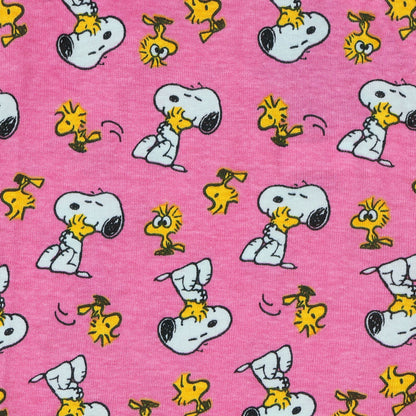 Peanuts Pajamas Toddler Girls' Snoopy and Woodstock Tight Fit Sleep Set