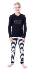 Peanuts Rocker Cool Punk Logo Title Tight Fit Cotton Matching Family Pajama Set
