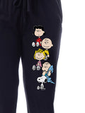 Peanuts Womens' Charlie Brown Snoopy Lucy Sally Linus Jogger Sleep Character Pajama Pants