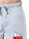 Peanuts Mens' Snoopy Happiness Is Sleeping In Character Sleep Pajama Shorts