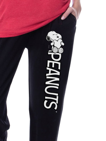 Peanuts Womens' Snoopy Keep Calm And Hug On Valentines Sleep Pajama Set