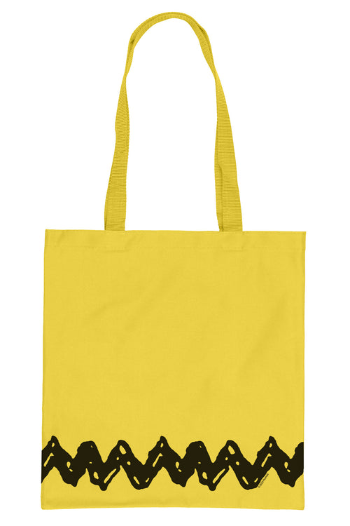 Peanuts Charlie Brown T-Shirt Top Costume Design Tote Bag Single Compartment Utility Beach Pool Medium