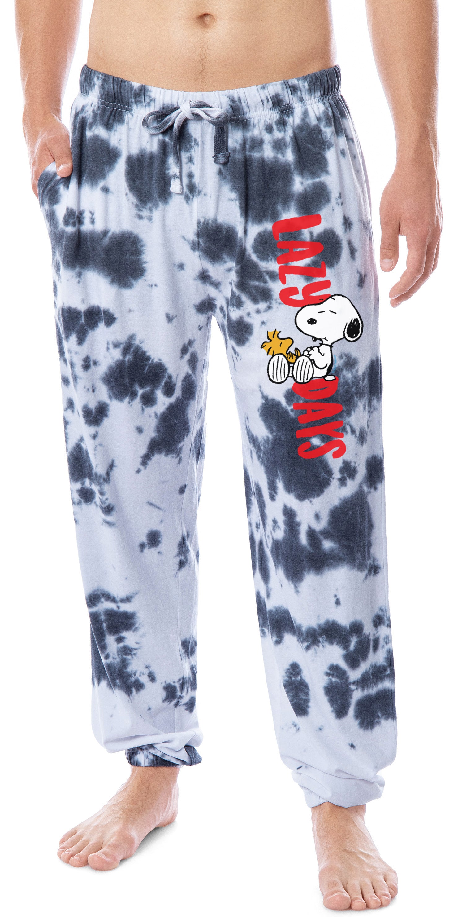Peanuts Men's Snoopy Lazy Days Sleep Lounge Pajama Pants For Adults