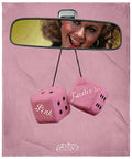 Grease Movie Musical Sandy Pink Ladies Tell Me About It Stud Super Soft Plush Fleece Throw Blanket 48" x 60"