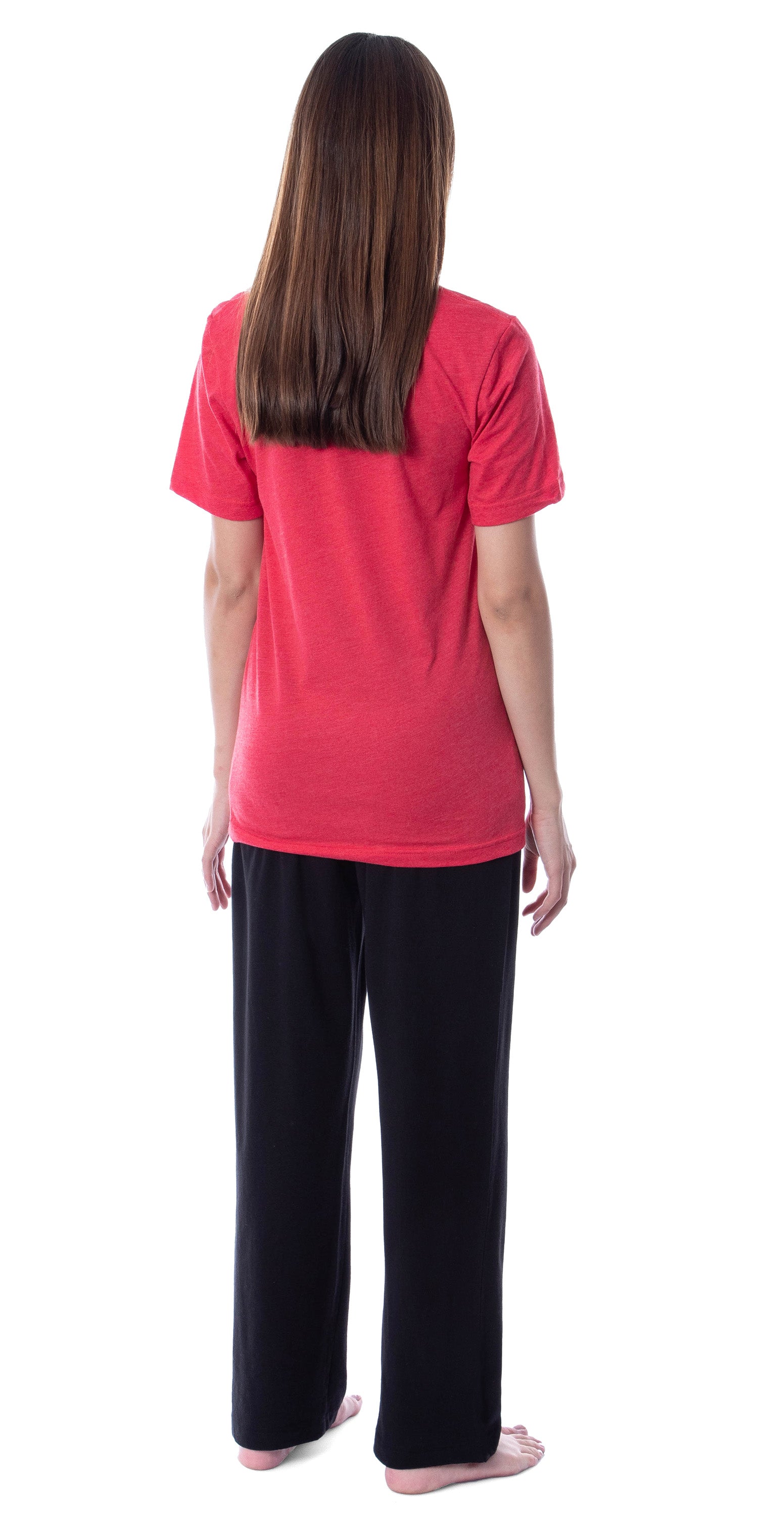 Gremlins Womens' Mogwai Rules Logo Movie Film Sleep Pajama Set Crewneck