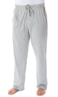 Intimo Men's 2 Piece Pajama Set Cotton/Poly Blend Jersey Knit Lounge Pants With Soft T-Shirt Top