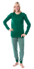 Intimo Adult Cotton Tight Fit 2 Piece Pajama Set