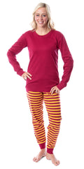 Intimo Adult Cotton Tight Fit 2 Piece Pajama Set